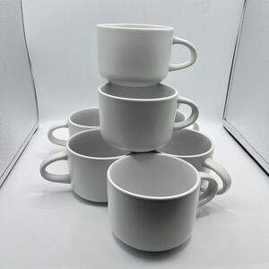 10 Strawberry Street White Mugs Set Of 7
